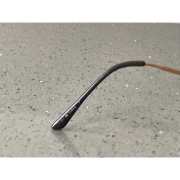 Nintendo Eyewear N-582 MBZ 49-19-135 Gold Full Rim round Eyeglasses Frames ONLY - Picture 9 of 13